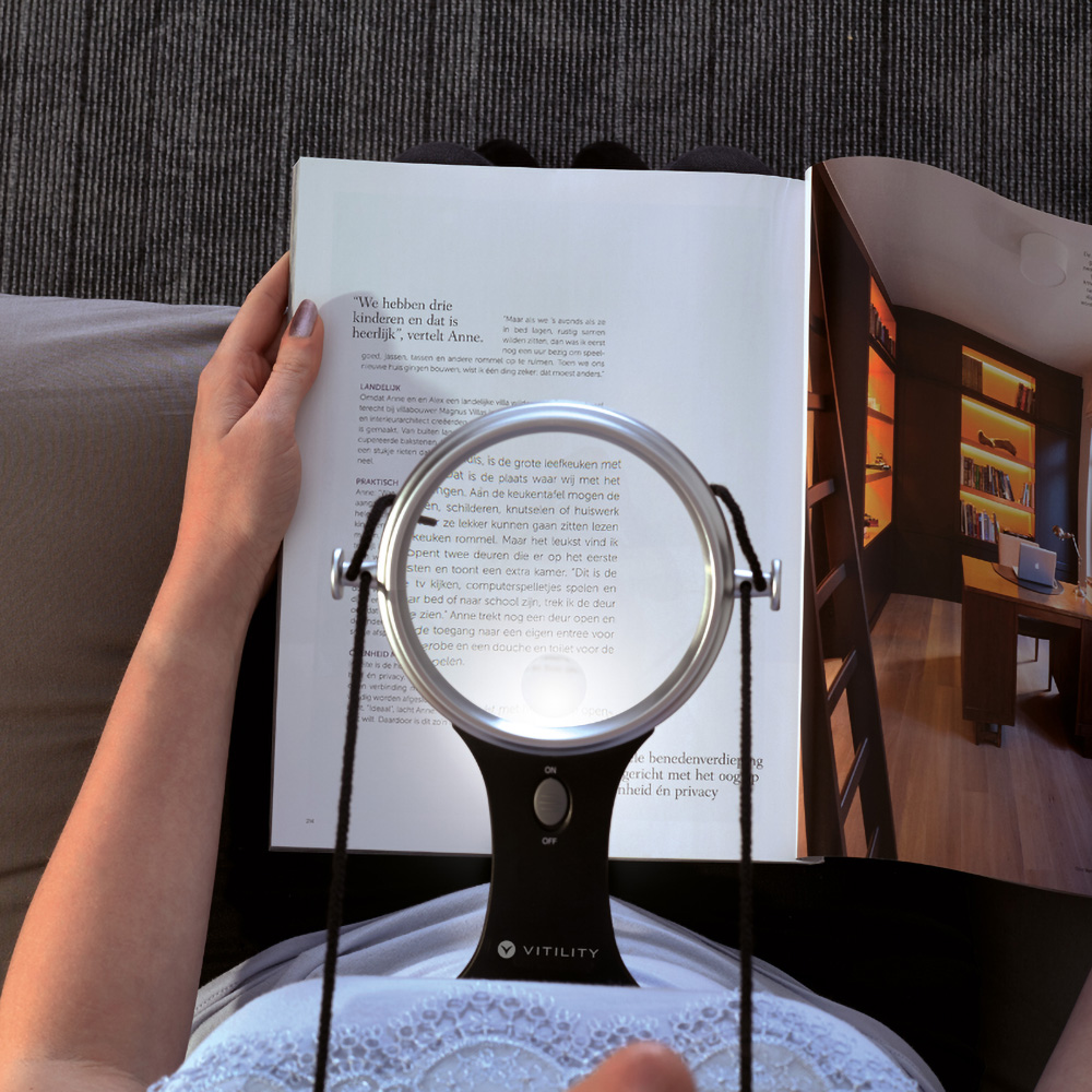 Magnifying Glasses, 150% 250% 350% Magnification,Hands-Free